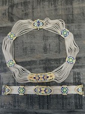 COLAR E PULSEIRA GARGANTILHA VINTAGE TURCA PRATA ESTERLINA 0,925 comprar usado  Enviando para Brazil