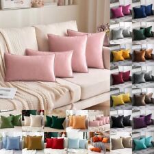 Velvet plain cushion for sale  USA