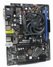 Usado, Placa-mãe Asrock AMD A8-6600K com proteção de E/S FM2A55M-HD+ FM2+ DDR3 MICRO ATX comprar usado  Enviando para Brazil