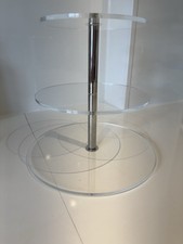 Clear acrylic cake for sale  CAMBRIDGE