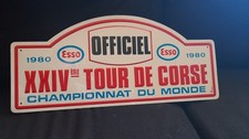 Plaque rallye tour d'occasion  Rives