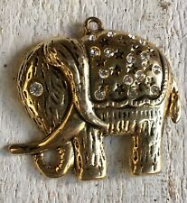 Usado, Pingente de elefante dourado boa sorte cobertor estrelas strass comprar usado  Enviando para Brazil