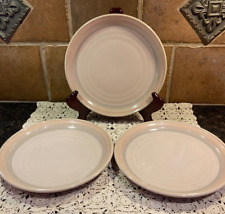 Noritake Sunset Mesa Pratos de Salada 8" Conjunto de 3 Bandas Rosa Claro IMPECÁVEL comprar usado  Enviando para Brazil