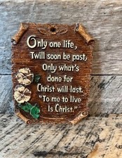 Vtg scripture wall for sale  Harrison