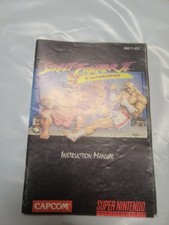 Notice Street Fighter 2 Super Nintendo/SNES livreto EUA NTSC original, usado comprar usado  Enviando para Brazil