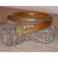 Pulseira de chifre de cobra enrolada esculpida vintage/antiga  comprar usado  Enviando para Brazil
