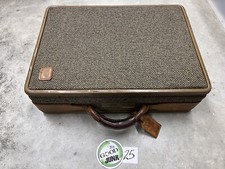 Antiga combinação de maleta de couro Hartmann Bagagem de tweed cinto 18x13x4 acessório comprar usado  Enviando para Brazil