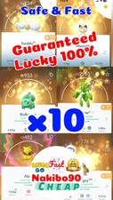 Pokémon Go - x10 Lucky Trade Garantido 100% Para Requisitos Lv49 - Descreva comprar usado  Enviando para Brazil