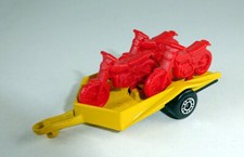 Matchbox Two-Pack 21 & 31  Motorcycle Trailer gelb rote Bikes top comprar usado  Enviando para Brazil