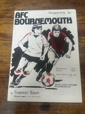Bournemouth tiverton town for sale  BARNSLEY