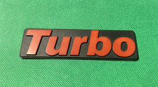 Turbo car badge for sale  DERBY
