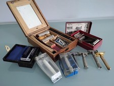 Uraltes Rasierzeug, Gillette Adjustable, Rotbart, Alegro, Lutz Solingen usw. comprar usado  Enviando para Brazil