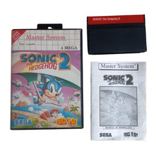 Master System Game Tec Toy Brasil Sonic The Hedgehog 2 completo comprar usado  Brasil 