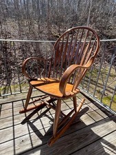 Solid wood rocking for sale  Amesbury