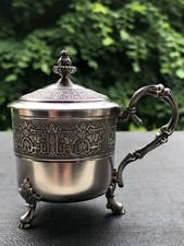 Splendide moutardier argent d'occasion  Thann