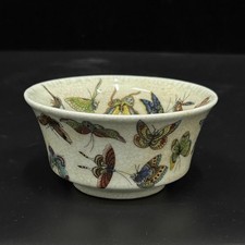 Tigela chinesa Qing Guangxu Famille design borboleta porcelana rosa 4,2 polegadas comprar usado  Enviando para Brazil