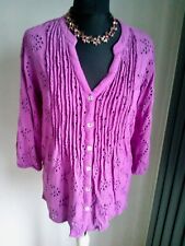 Orchid crinkle cotton for sale  UK