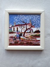 Petit cadre azulejo d'occasion  Conflans-Sainte-Honorine