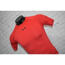 Camisa masculina Under Armour tamanho médio compressão academia desempenho HeatGear vermelha comprar usado  Enviando para Brazil