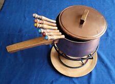 Service fondue cuivre d'occasion  Herblay