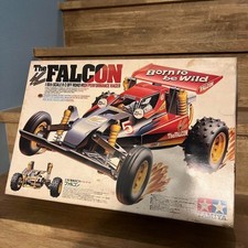 Tamiya The FALCON 1/10 RC Buggy Kit Vintage com Rádio Futaba e Peças Extras Usadas!, usado comprar usado  Enviando para Brazil
