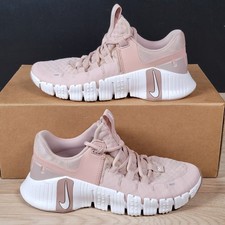Tênis de treinamento Nike Free Metcon 5 feminino tamanho 6.5 rosa branco DV3950-600 comprar usado  Enviando para Brazil