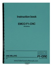 Fresadora CNC Emco F1 manual de instruções #1527 comprar usado Fresadora CNC Emco F1 manual de instruções #1527 comprar usado  Enviando para Brazil