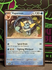 Vaporeon 168 scarlet for sale  Webster