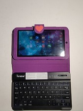 Tablet IView con teclado Bluetooth estuche púrpura segunda mano  Embacar hacia Mexico