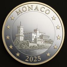 Euro monaco 2025 usato  Spedire a Italy