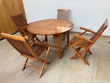 Ausziehbarer teakholztisch kla gebraucht kaufen  Oberried