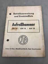 Aufreißhammer irmer elze gebraucht kaufen  Twistringen