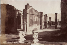 Italie, Pompei, Vue de la Maison de Cornelio Rufo, Vintage print, circa 1880 Tir, usado comprar usado  Enviando para Brazil