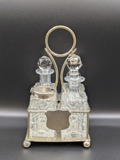 silver plated cruet set for sale  ELLAND