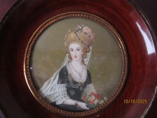 Ancienne peinture miniature. d'occasion  Flines-lez-Raches