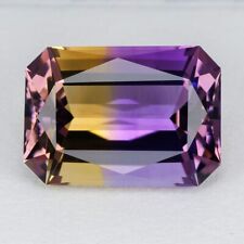 13,69 ct EXCELENTE CORTE ESMERALDA BOLIVIANO NATURAL 50/50 SPLIT BI COLOR AMETRINA comprar usado  Enviando para Brazil