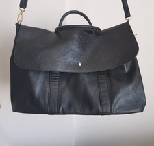 Oversized black leather for sale  EXETER