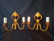 Coppia applique metallo usato  Roma