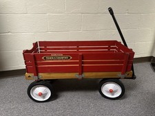 Vagão de madeira Radio Flyer cidade e campo para crianças comprar usado  Enviando para Brazil