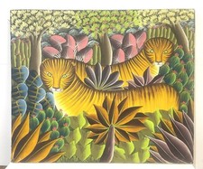 Vintage haitian painting for sale  Long Beach