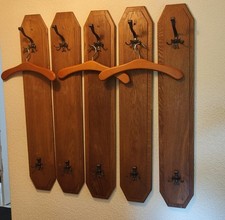 Vintage wandgarderobe holz gebraucht kaufen  Berlin