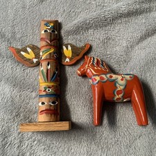 Handcarved vintage totem for sale  IPSWICH