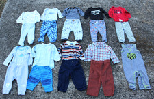 Lote enorme de 19 peças de roupas de bebê 6-9M roupas de menino/neutro outono/inverno FOFAS comprar usado  Enviando para Brazil