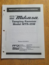 Multiquip mikasa tamping for sale  Harrisville