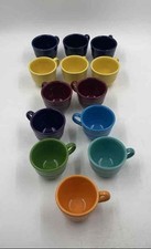 Lote de 13 xícaras de café clássicas de cerâmica sem chumbo multicoloridas Fiesta, usado comprar usado Lote de 13 xícaras de café clássicas de cerâmica sem chumbo multicoloridas Fiesta, usado comprar usado  Enviando para Brazil