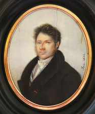 Miniature datée 1824 d'occasion  Pont-sur-Yonne