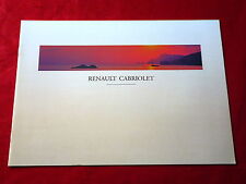 RENAULT 19 Cabriolet + Cabriolet RSi Prospekt Brochure Depliant Folleto von 1995 comprar usado  Enviando para Brazil