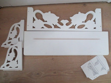 Unused white decorative for sale  CHELTENHAM