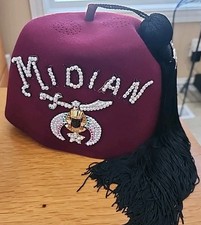 Midian shriners hat for sale  Evansville