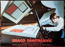 Usado, Poster Plakat - Braco Dimitrijević - Porträt - Ludwigshafen - 1987 comprar usado  Enviando para Brazil